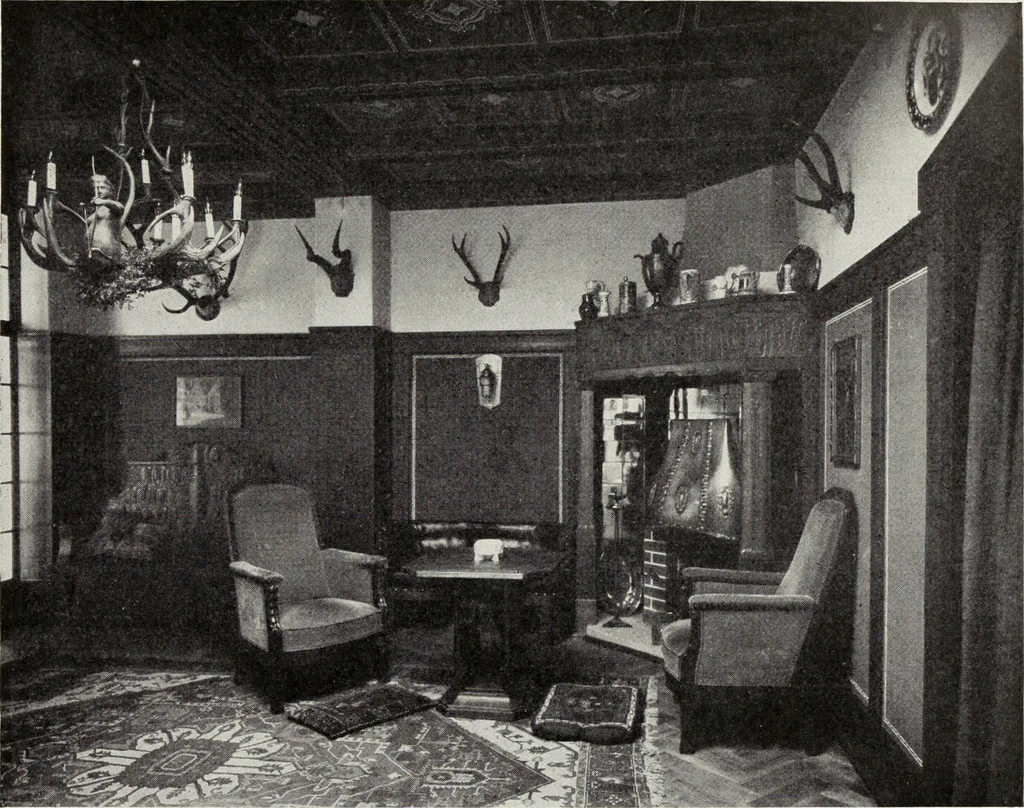An illustration from Die Wohnung der Neuzeit, 1908, leaf 138