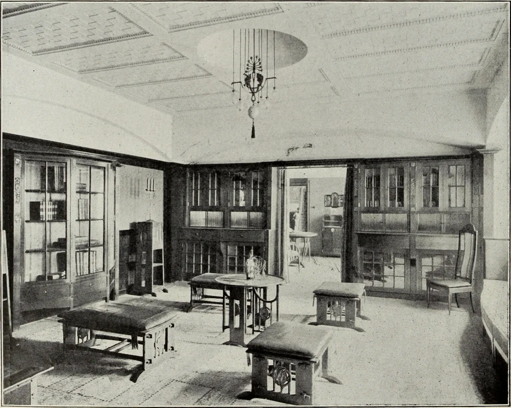 An illustration from Die Wohnung der Neuzeit, 1908, leaf 141