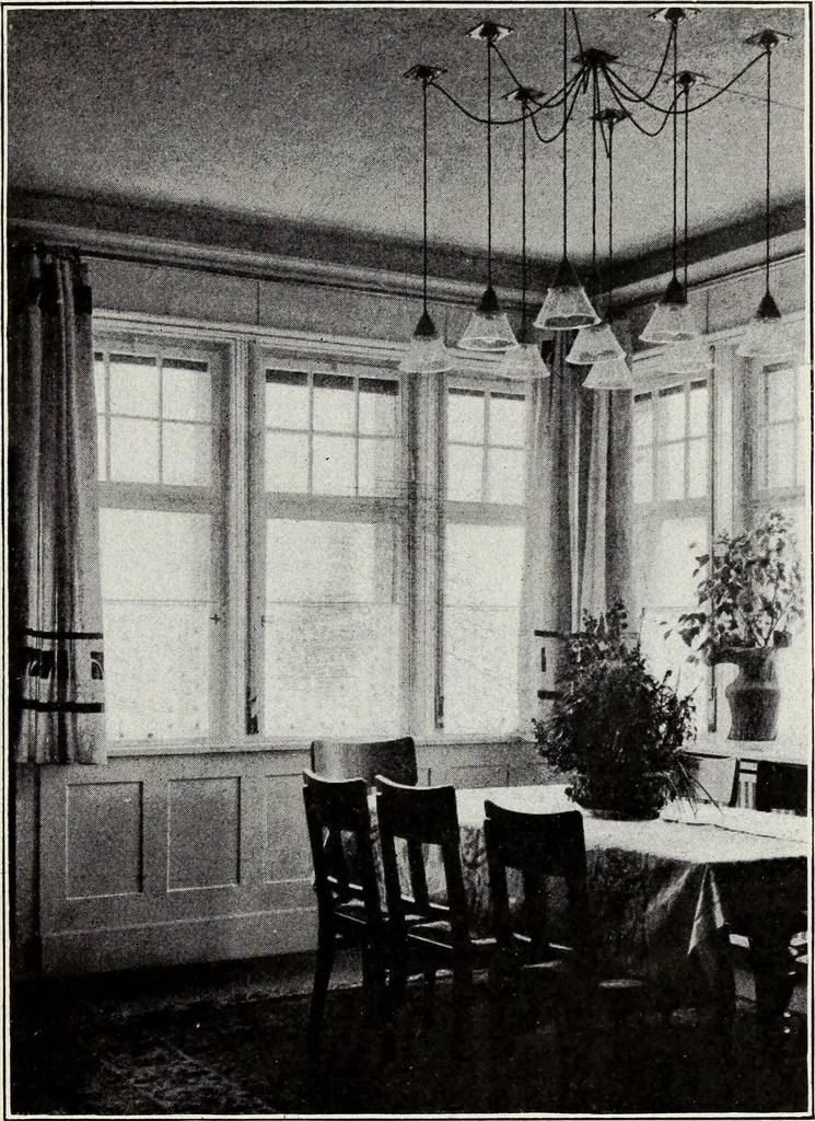 An illustration from Die Wohnung der Neuzeit, 1908, leaf 158