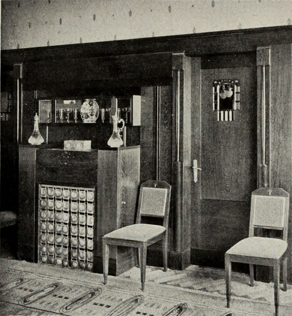 An illustration from Die Wohnung der Neuzeit, 1908, leaf 164