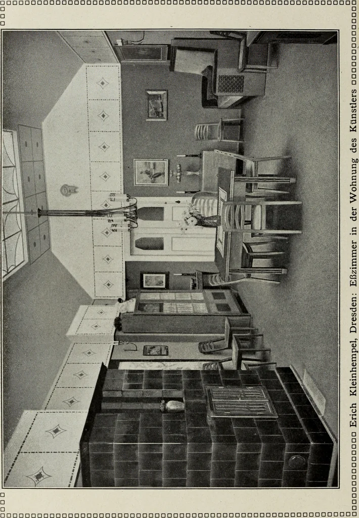 An illustration from Die Wohnung der Neuzeit, 1908, leaf 165