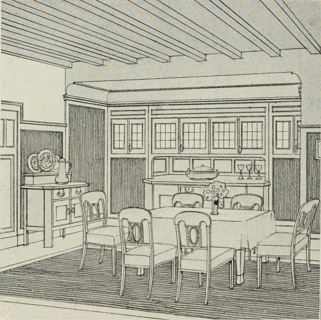 An illustration from Die Wohnung der Neuzeit, 1908, leaf 171