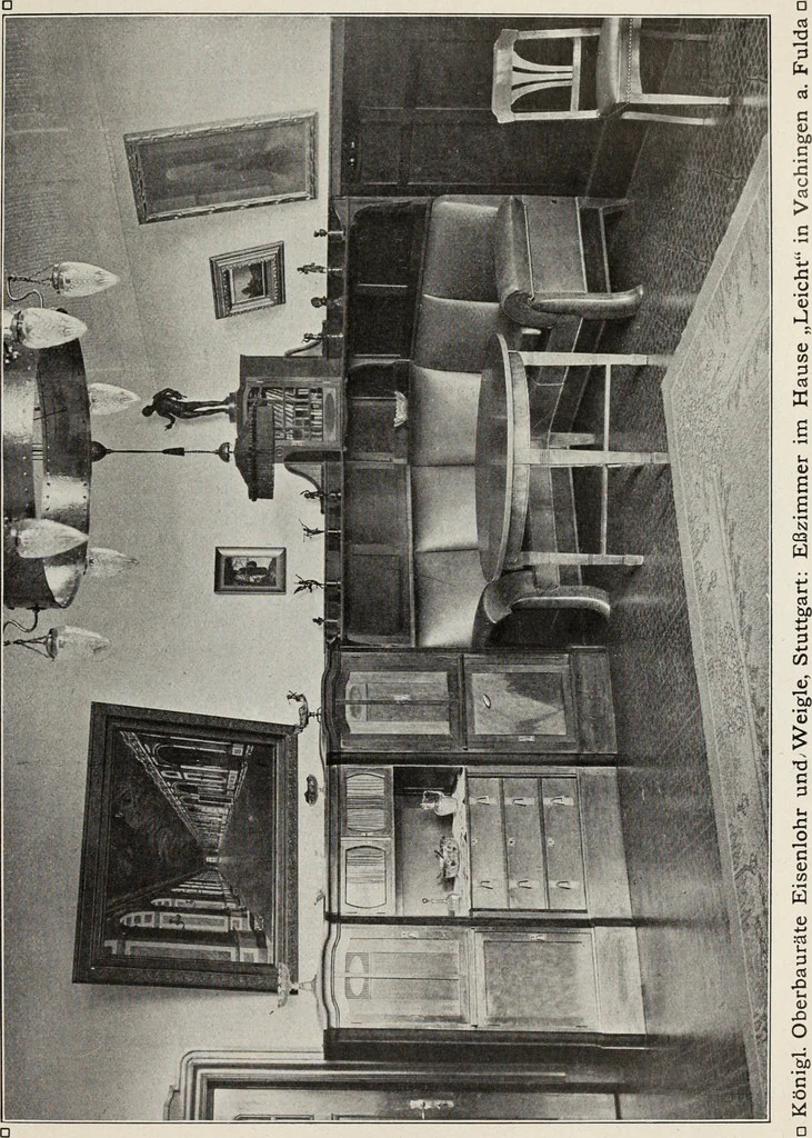 An illustration from Die Wohnung der Neuzeit, 1908, leaf 174