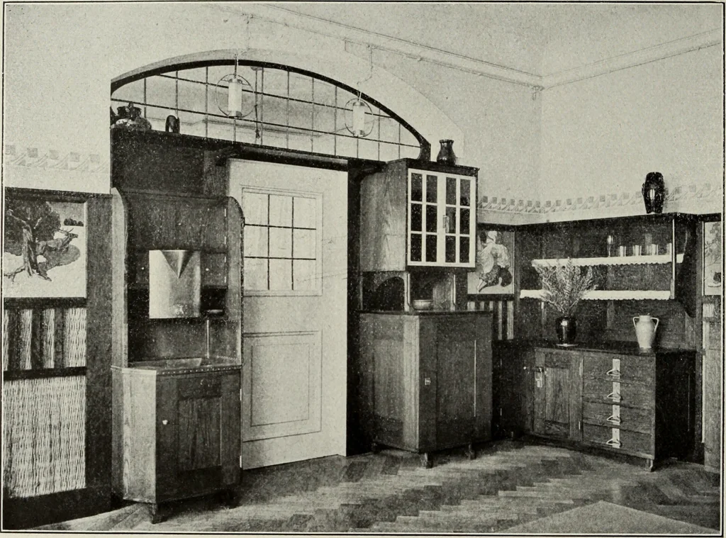 An illustration from Die Wohnung der Neuzeit, 1908, leaf 175