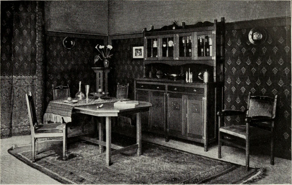An illustration from Die Wohnung der Neuzeit, 1908, leaf 182