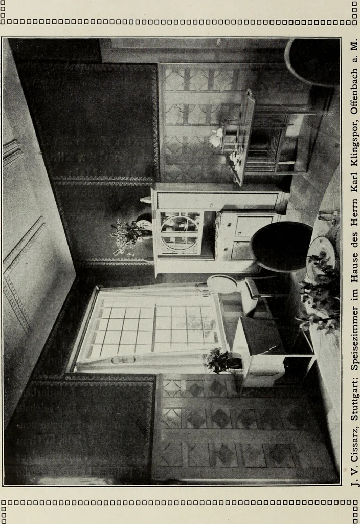 An illustration from Die Wohnung der Neuzeit, 1908, leaf 185