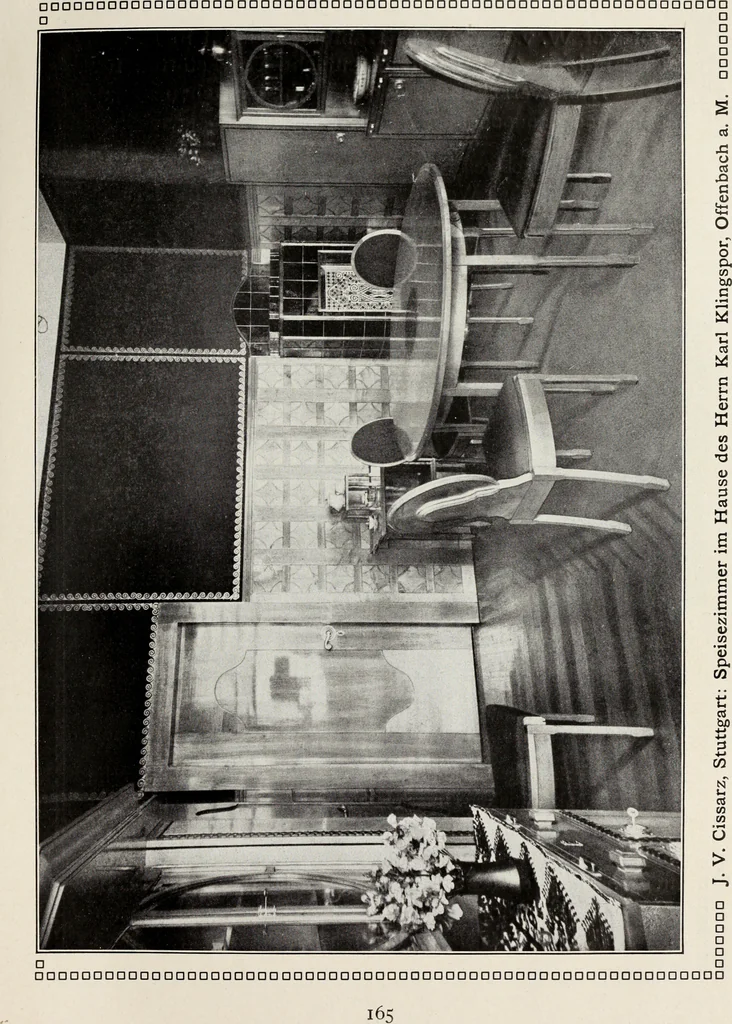 An illustration from Die Wohnung der Neuzeit, 1908, leaf 186