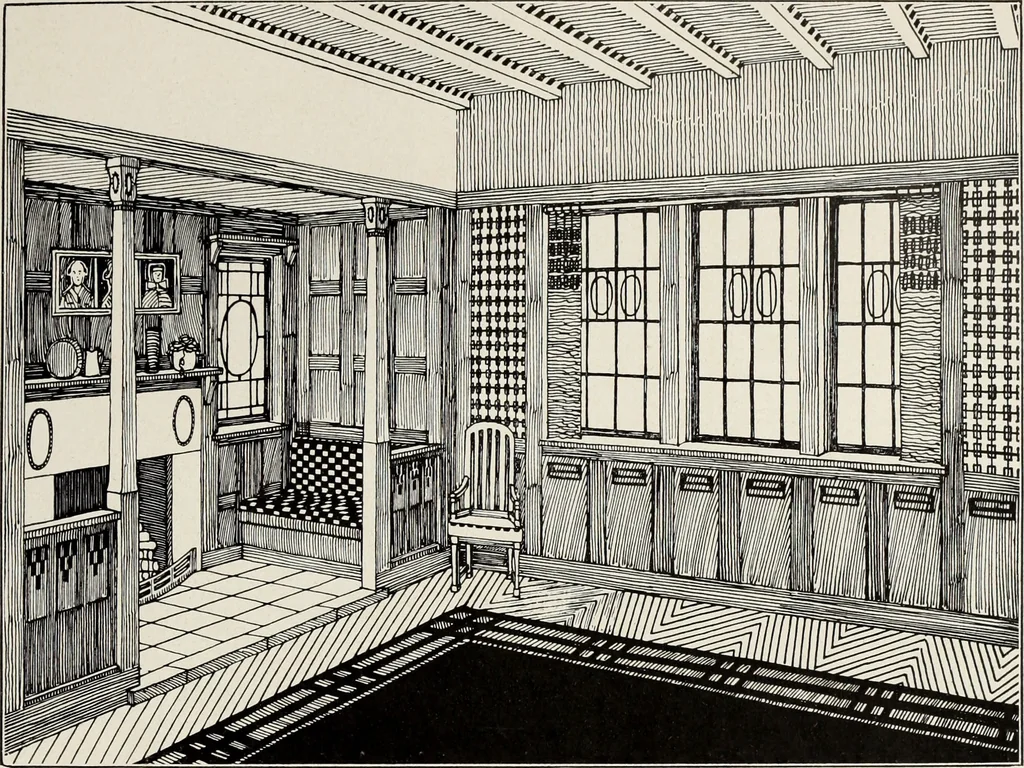 An illustration from Die Wohnung der Neuzeit, 1908, leaf 192