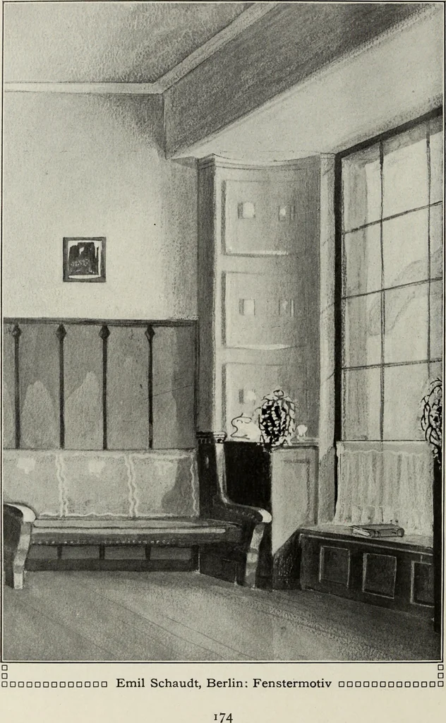 An illustration from Die Wohnung der Neuzeit, 1908, leaf 195