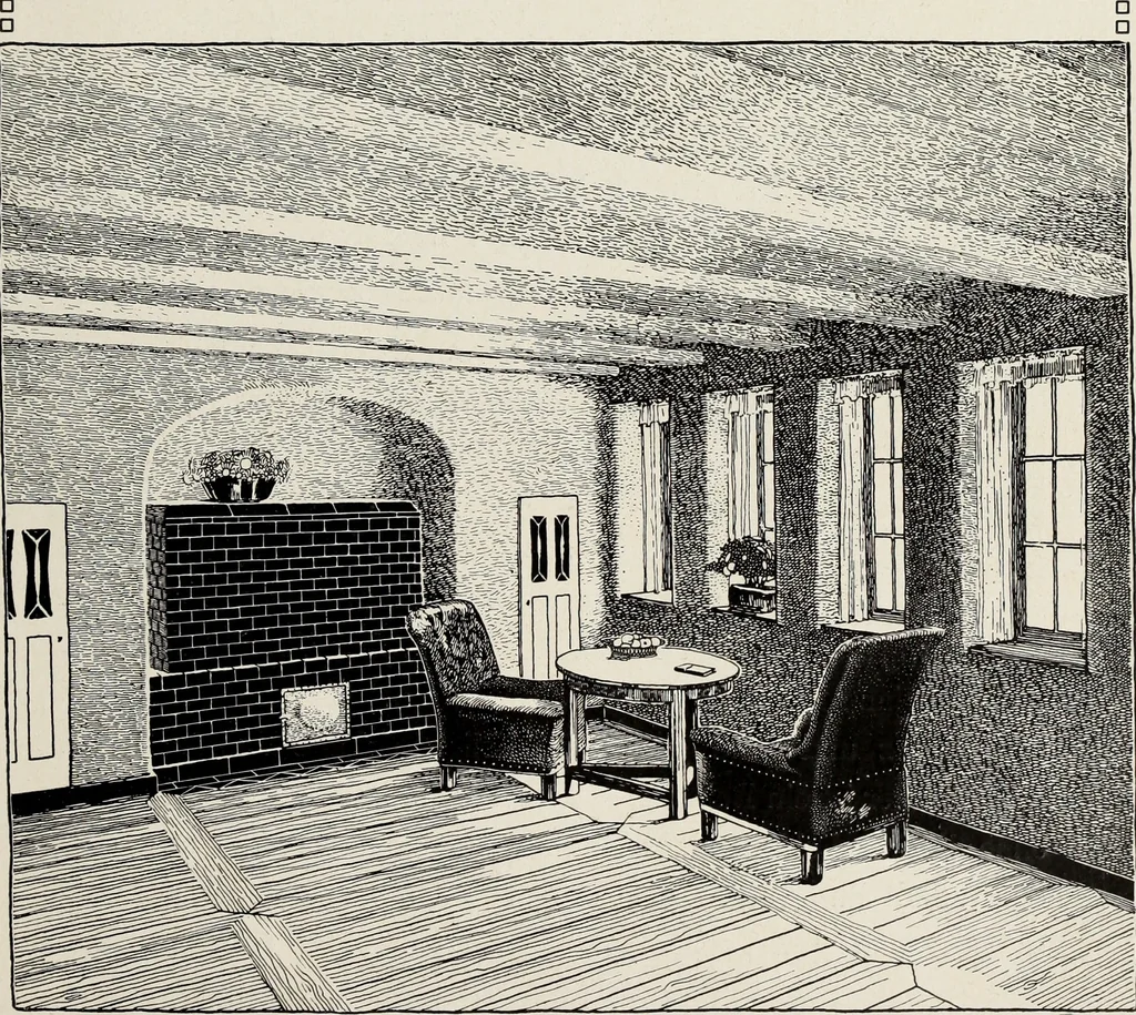 An illustration from Die Wohnung der Neuzeit, 1908, leaf 196