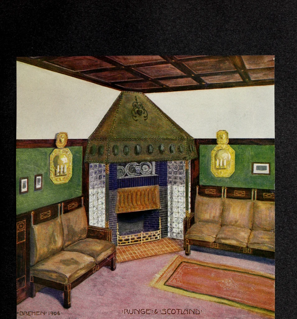 An illustration from Die Wohnung der Neuzeit, 1908, leaf 198
