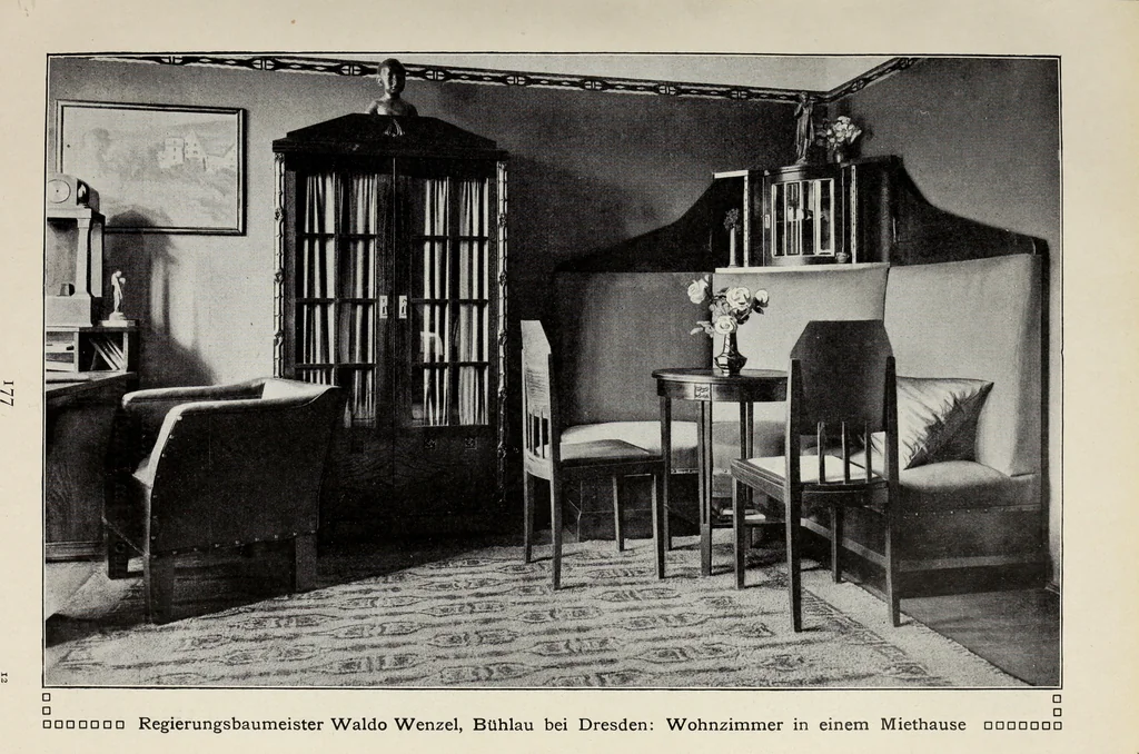 An illustration from Die Wohnung der Neuzeit, 1908, leaf 200
