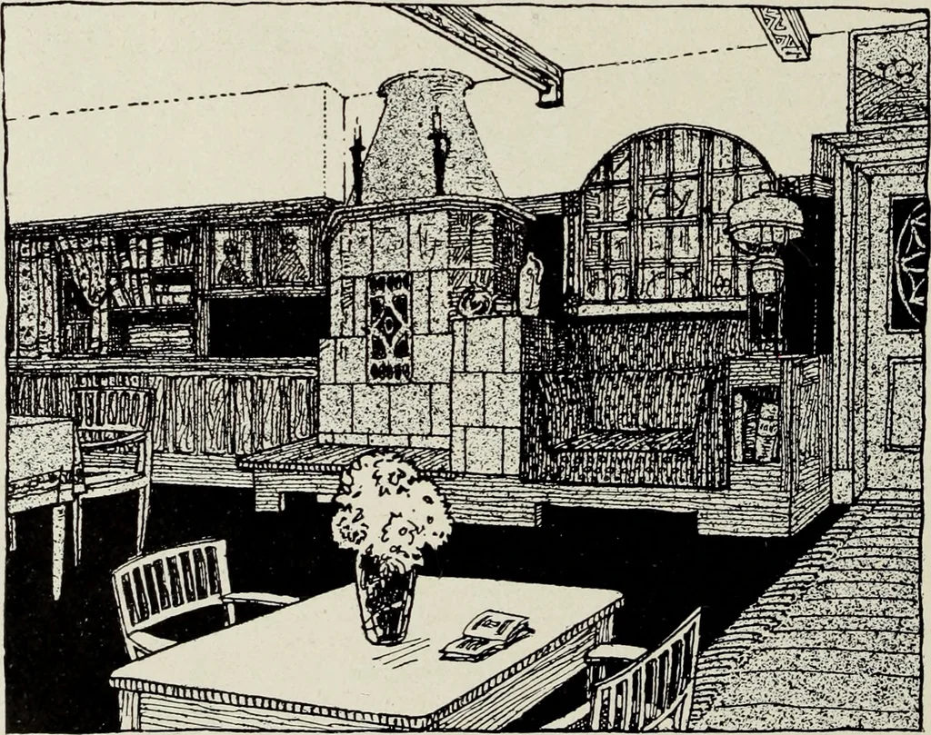 An illustration from Die Wohnung der Neuzeit, 1908, leaf 203