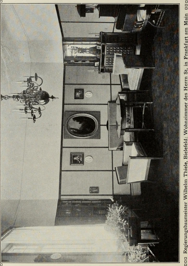 An illustration from Die Wohnung der Neuzeit, 1908, leaf 209