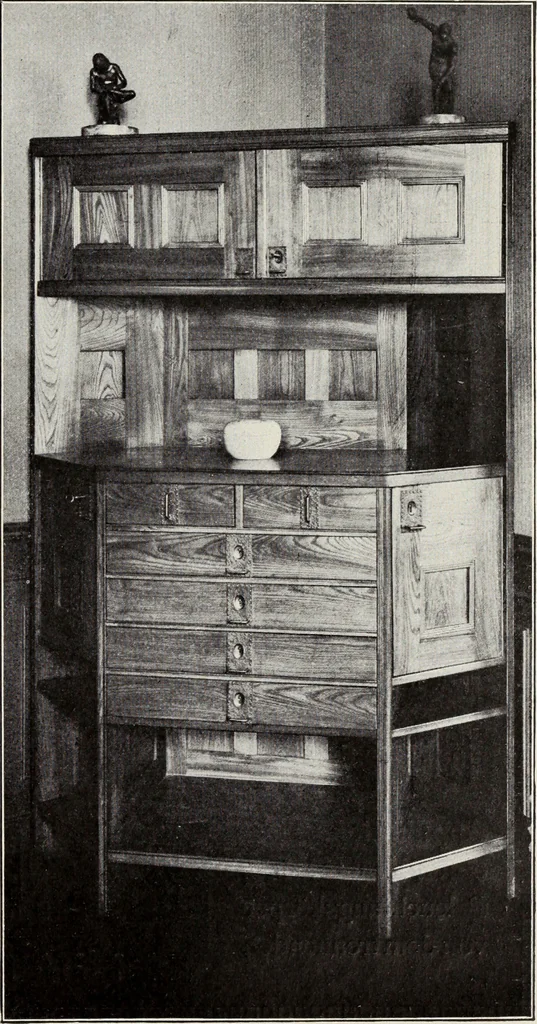 An illustration from Die Wohnung der Neuzeit, 1908, leaf 214