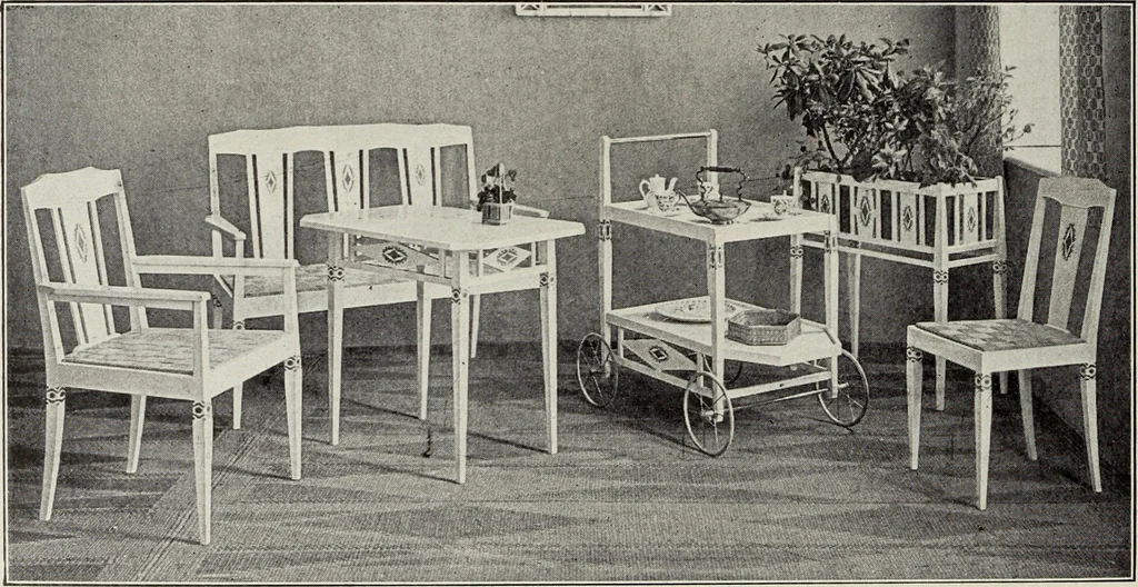 An illustration from Die Wohnung der Neuzeit, 1908, leaf 221