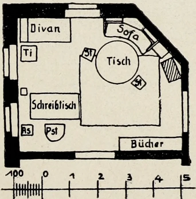 An illustration from Die Wohnung der Neuzeit, 1908, leaf 256