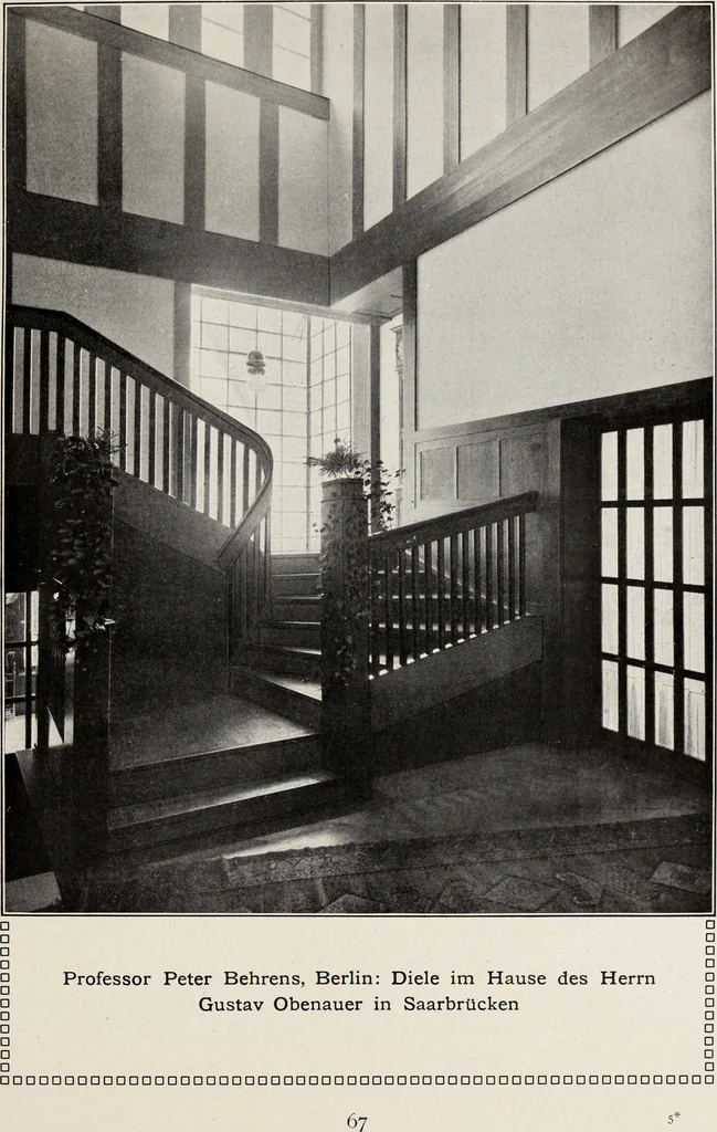 An illustration from Die Wohnung der Neuzeit, 1908, leaf 76