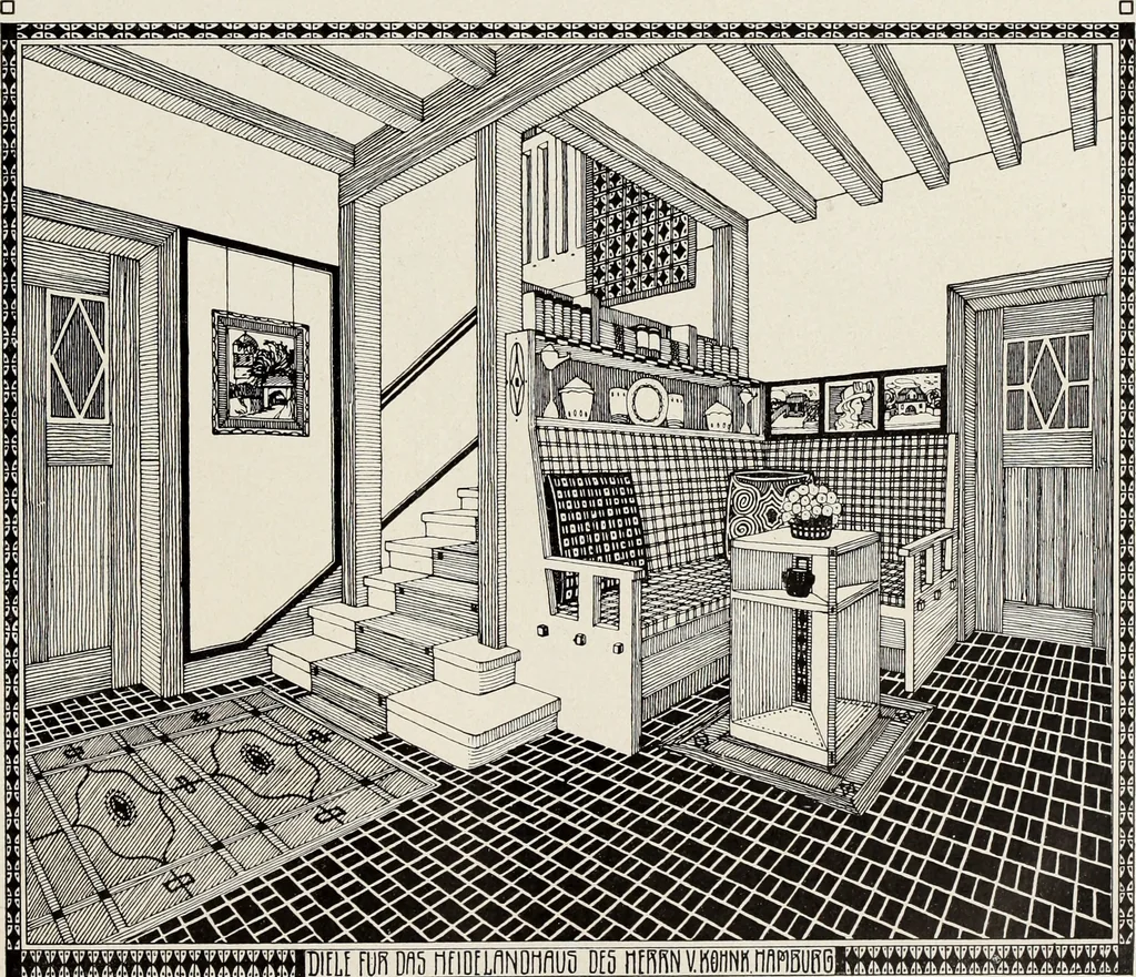 An illustration from Die Wohnung der Neuzeit, 1908, leaf 88