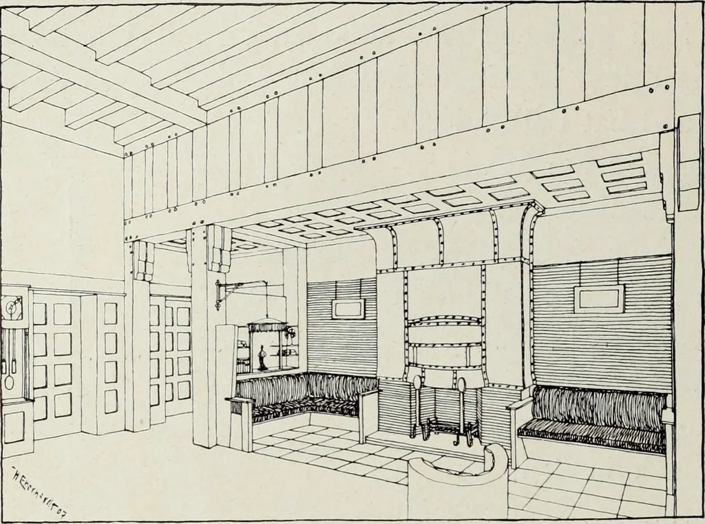An illustration from Die Wohnung der Neuzeit, 1908, leaf 95