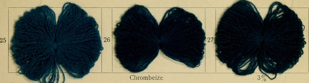 An illustration from Die Wollfarbstoffe des Jahres 1913 = b Wool colours 1913, 1913, leaf 20
