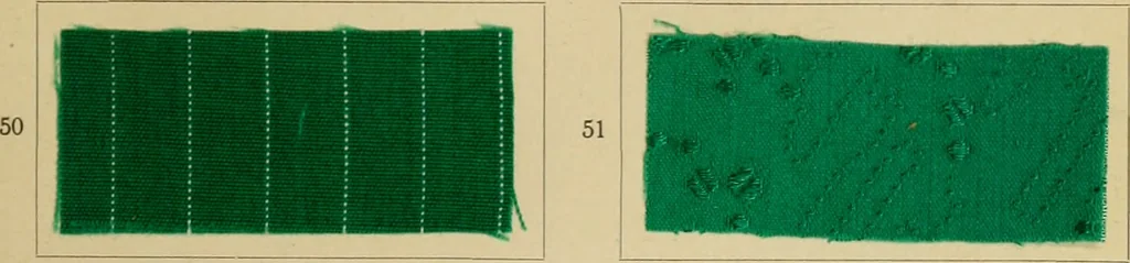 An illustration from Die Wollfarbstoffe des Jahres 1913 = b Wool colours 1913, 1913, leaf 34