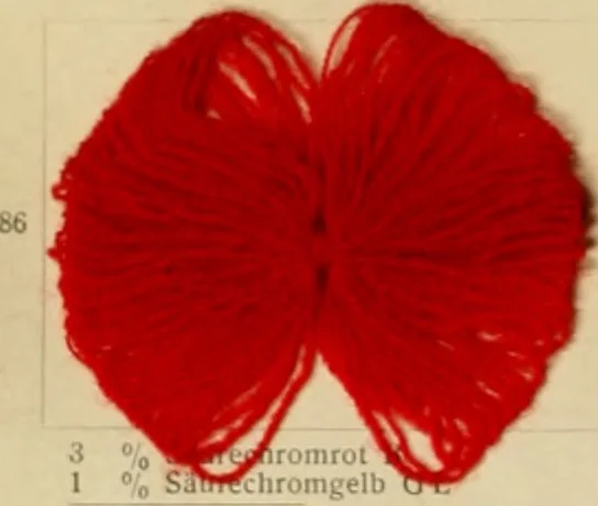 An illustration from Die Wollfarbstoffe des Jahres 1913 = b Wool colours 1913, 1913, leaf 57