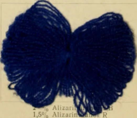 An illustration from Die Wollfarbstoffe des Jahres 1913 = b Wool colours 1913, 1913, leaf 57