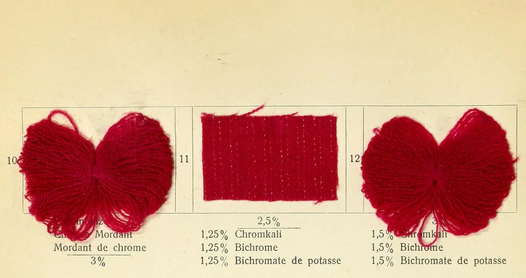 An illustration from Die Wollfarbstoffe des Jahres 1913 = Wool colours 1913 = Les colorants pour laine de l'année 1913, 1913, leaf 16
