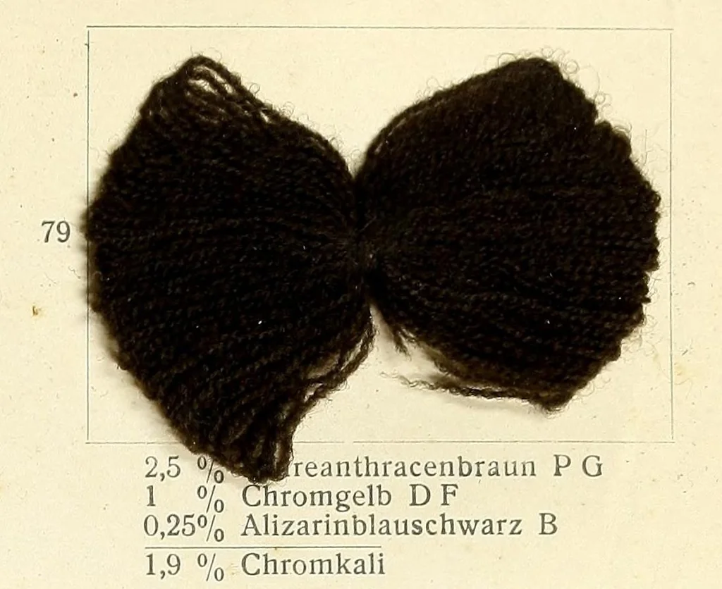 An illustration from Die Wollfarbstoffe des Jahres 1913 = Wool colours 1913 = Les colorants pour laine de l'année 1913, 1913, leaf 57