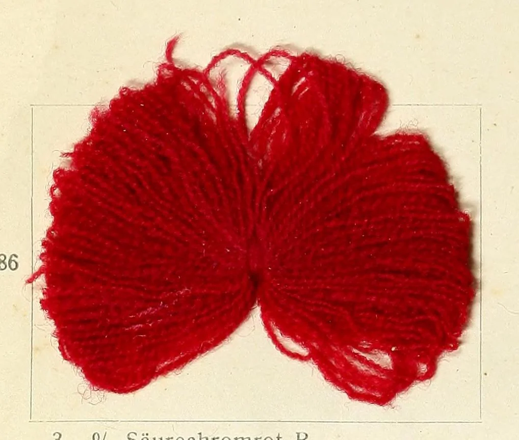 An illustration from Die Wollfarbstoffe des Jahres 1913 = Wool colours 1913 = Les colorants pour laine de l'année 1913, 1913, leaf 58