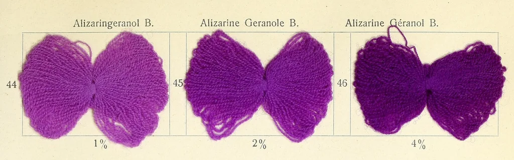 An illustration from Die Wollfarbstoffe des Jahres 1912 = Wool colours 1912 = Les colorants pour laine de l'année 1912, 1912, leaf 41