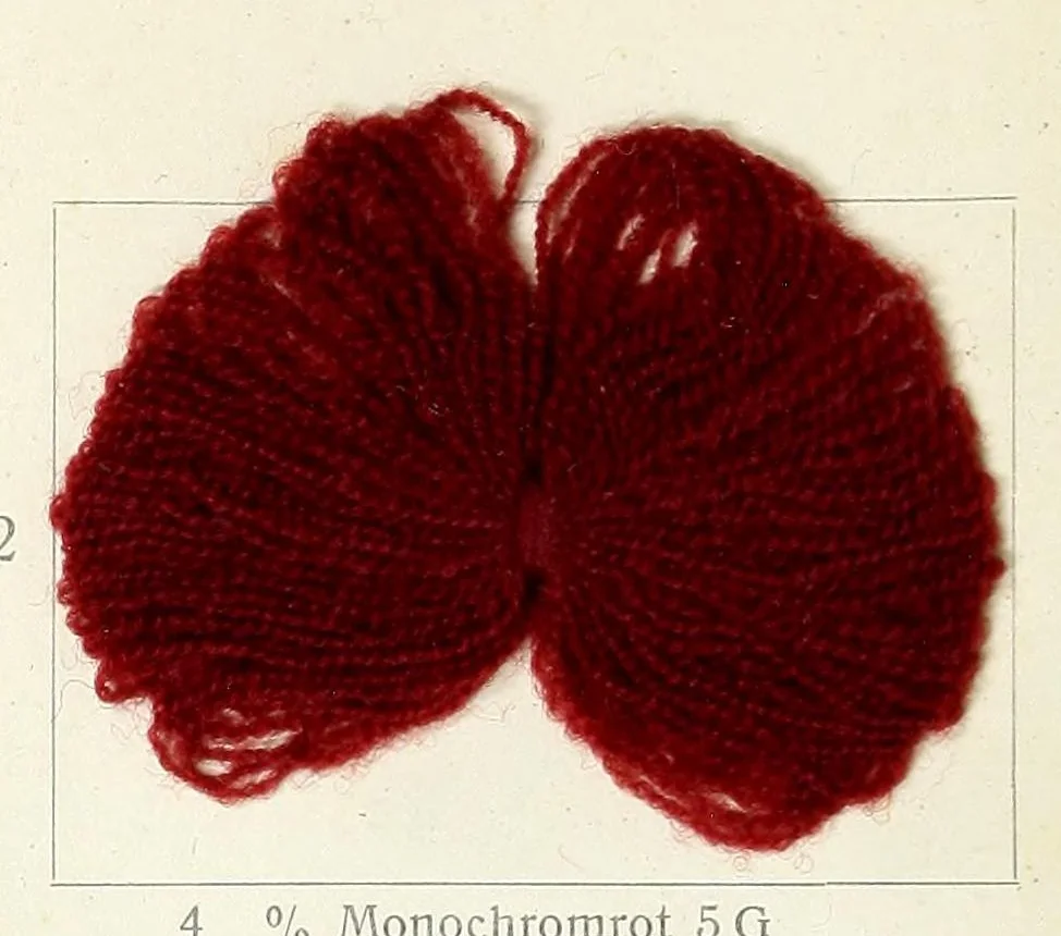 An illustration from Die Wollfarbstoffe des Jahres 1912 = Wool colours 1912 = Les colorants pour laine de l'année 1912, 1912, leaf 58