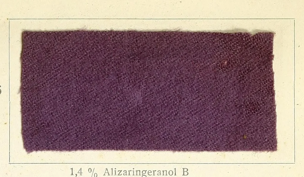 An illustration from Die Wollfarbstoffe des Jahres 1912 = Wool colours 1912 = Les colorants pour laine de l'année 1912, 1912, leaf 59
