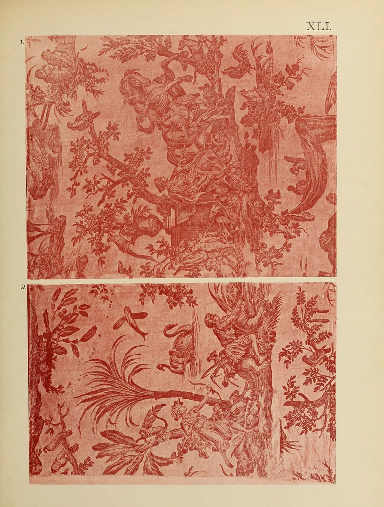 An illustration from Die Zeugdrucke der byzantinischen, romanischen, gothischen und spätern Kunstepochen, 1894, leaf 147