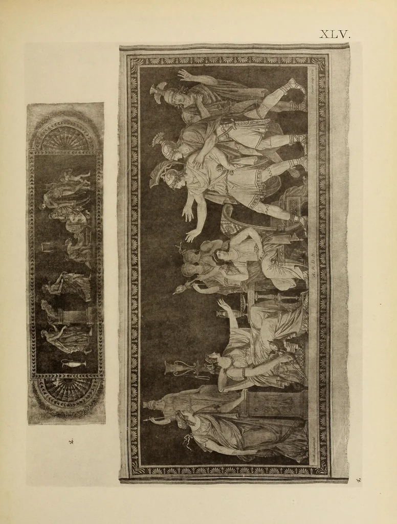 An illustration from Die Zeugdrucke der byzantinischen, romanischen, gothischen und spätern Kunstepochen, 1894, leaf 155