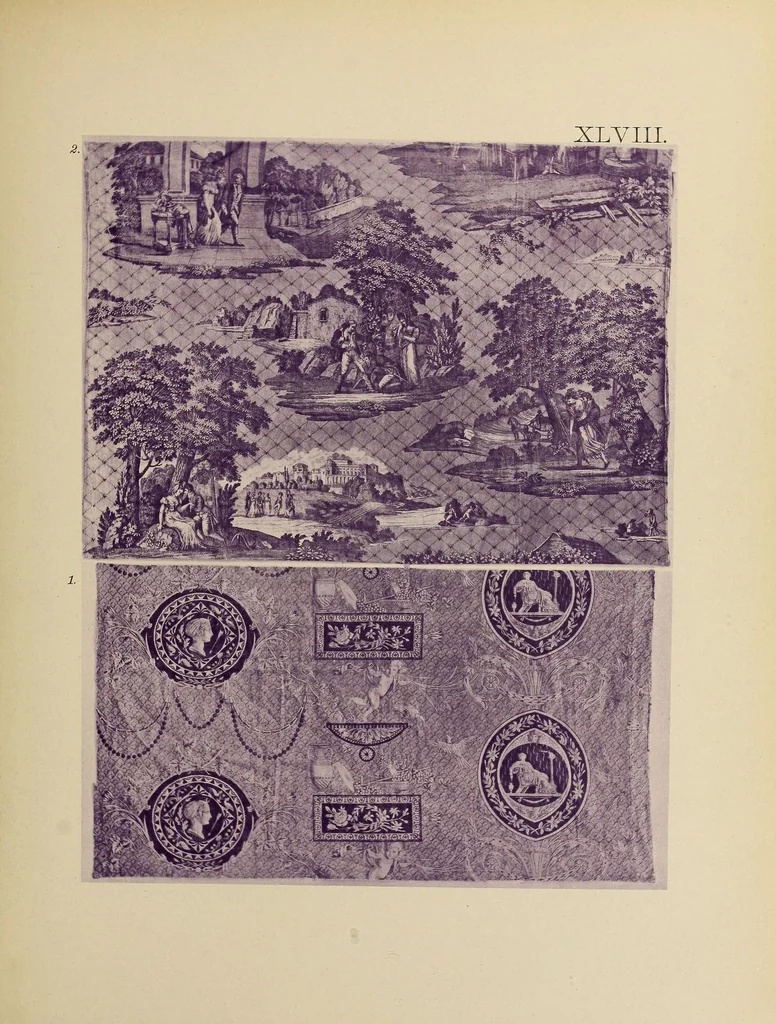 An illustration from Die Zeugdrucke der byzantinischen, romanischen, gothischen und spätern Kunstepochen, 1894, leaf 161