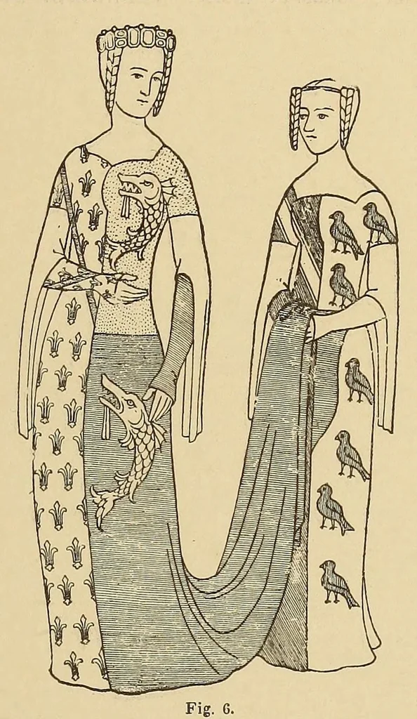 An illustration from Die Zeugdrucke der byzantinischen, romanischen, gothischen und spätern Kunstepochen, 1894, leaf 31