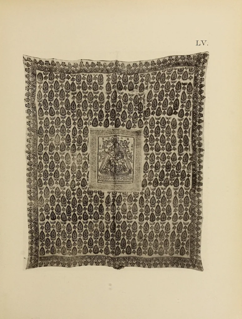 An illustration from Die Zeugdrucke der byzantinischen, romanischen, gothischen und spätern Kunstepochen, 1894, leaf 41