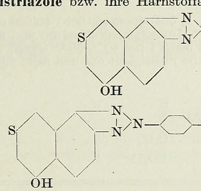 An illustration from Die Zwischenproducte der Teerfarbenfabrikation : ein Tabellenwerke für den praktischen Gebrauch nach der Patentliteratur, 1920, leaf 499
