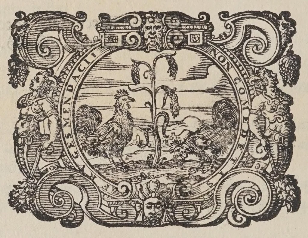 An illustration from Difesa ... contro alle calunnie & imposture di Baldessar Capra ... Usategli sì nella Considerazione astronomica sopra la nuoua stella della M DC IIII. come (& assai più) nel publicare nuouamente come sua inuenzione la fabrica, & gli vsi del compasso geometrico, & militare, sotto il titolo di Vsus & fabrica circini cuiusdam proportionis, &c, 1607, leaf 92