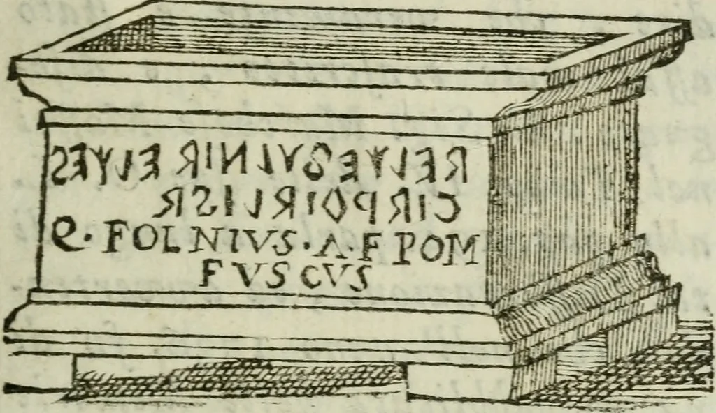 An illustration from Difesa dell' alfabeto degli antichi Toscani pubblicato nel MDCCXXXVII dall' autore del Museo etrusco : disapprovato dall' illustrissimo sig. marchese Scipione Maffei nel tomo V. delle sue Osservazioni letterarie, date in luce in Verona : con tavole e figure, 1742, leaf 116