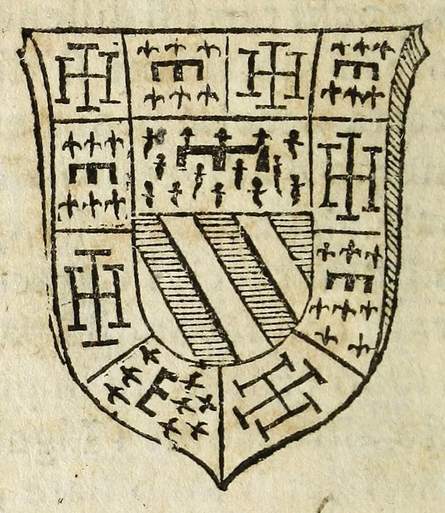 An illustration from Difesa della nobilta napoletana, 1655, leaf 300