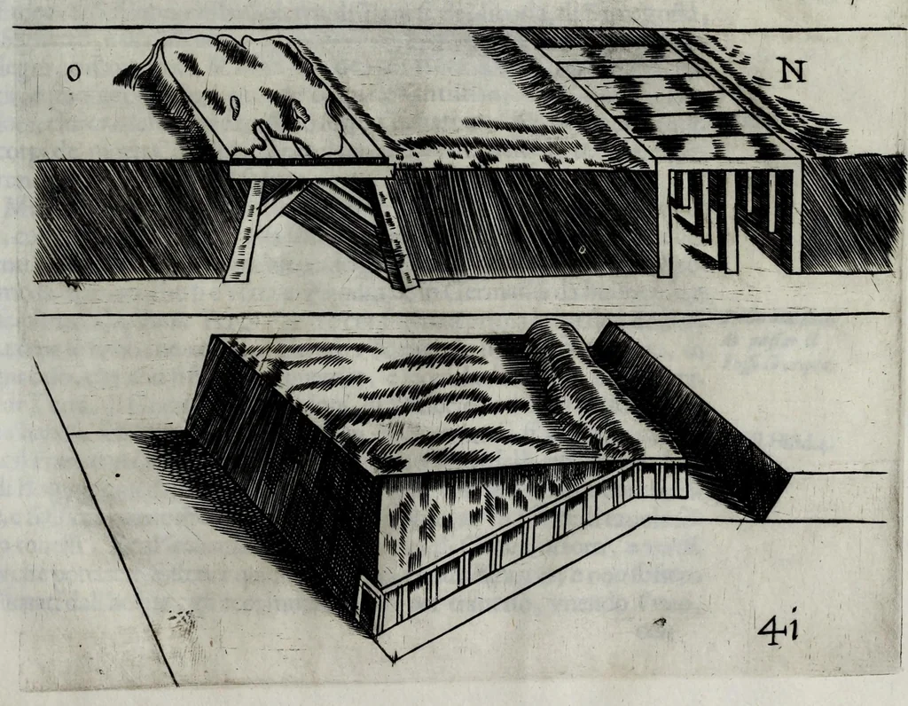An illustration from Difesa et offesa delle piazze, 1654, leaf 257