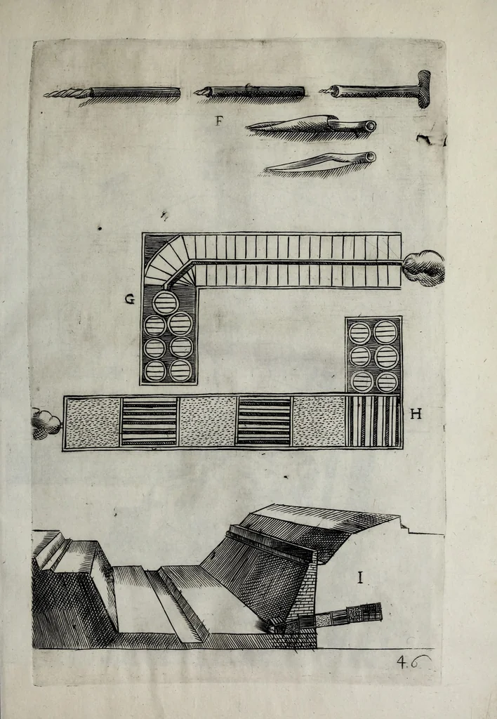 An illustration from Difesa et offesa delle piazze, 1654, leaf 285