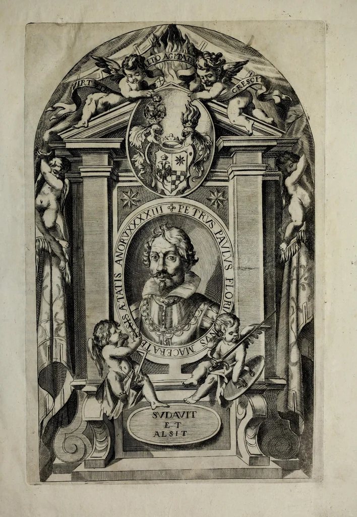 An illustration from Difesa et offesa delle piazze, 1654, leaf 7