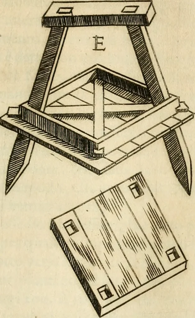 An illustration from Diffesa et offesa delle piazze, 1630, leaf 148