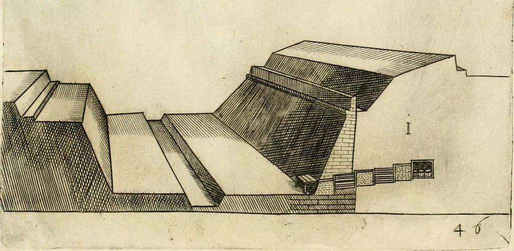An illustration from Diffesa et offesa delle piazze, 1630, leaf 248