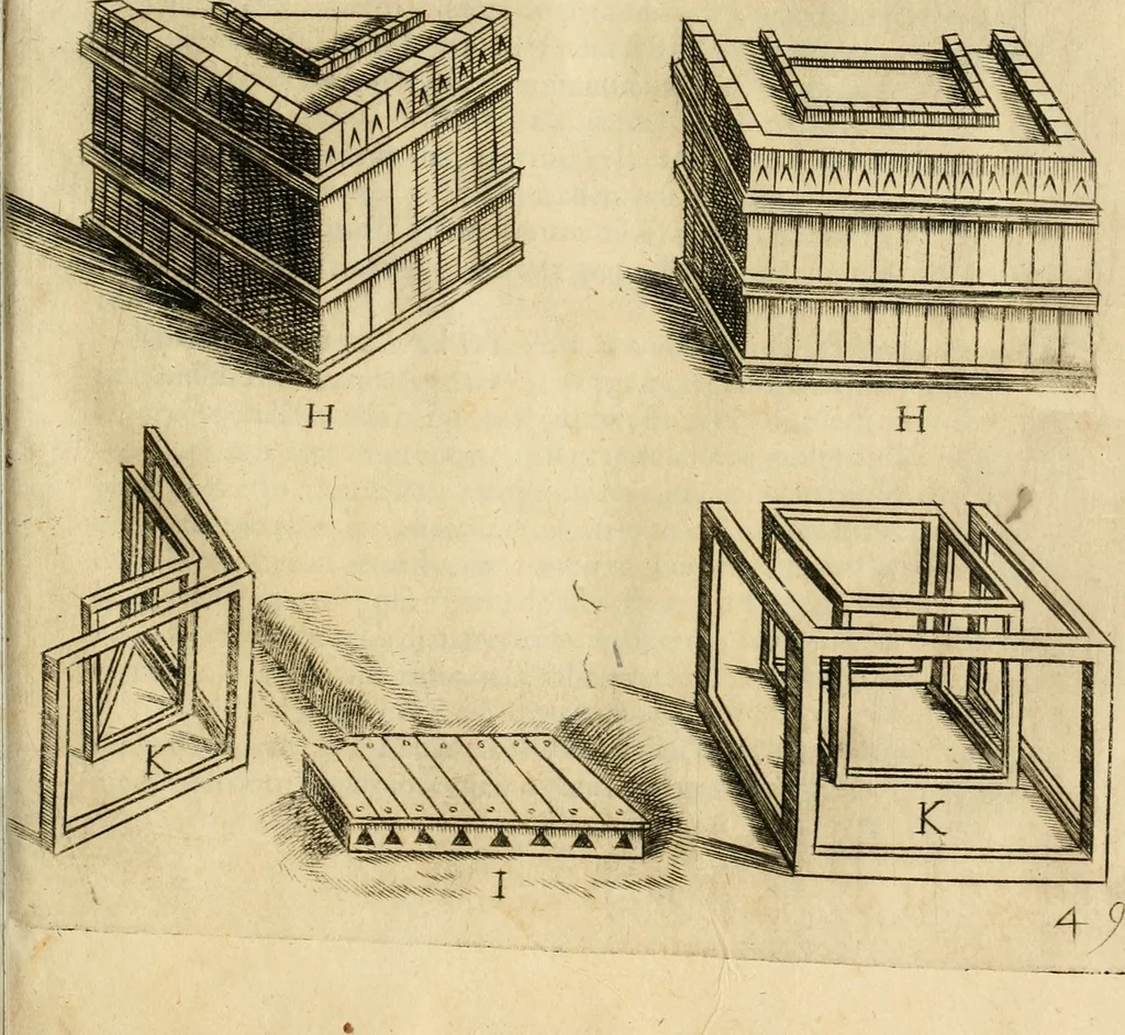 An illustration from Diffesa et offesa delle piazze, 1630, leaf 284