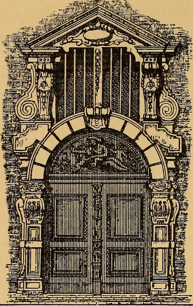 An illustration from Édifices anciens : fragments et détails, Anvers, 1907, leaf 101